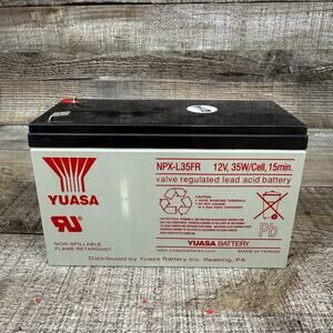 Yussa Lead-Acid Battery Model NPX-L35FR Untested
